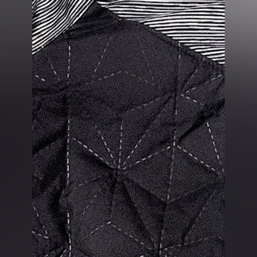 NVO Sport Women's Black Quilted Geometric Next Size Medium - Picture 3 of 6